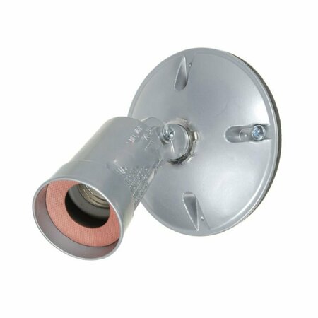 AMERICAN IMAGINATIONS 150W Cylindrical Grey Bulb Holder Plastic AI-37532